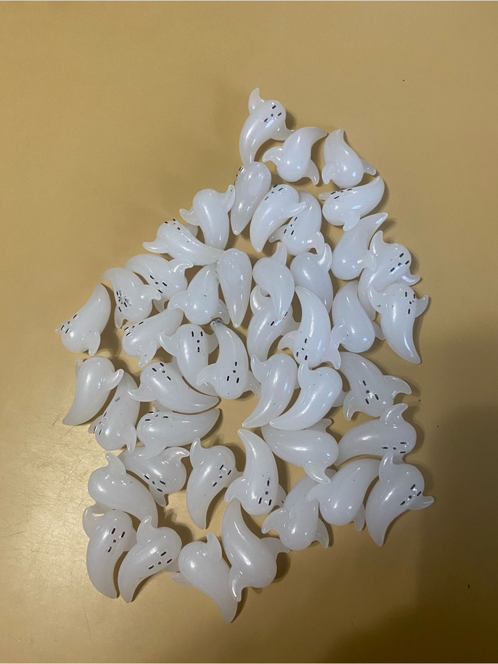 White Decorative Glass Ghost Accent Vases Filler